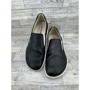 Be Lenka Eazy Black Leather Barefoot Slip On Sneakers Men Sz US 9 EU 42 Portugal